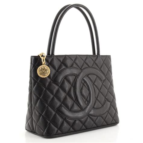 chanel medallion tote bag|chanel caviar tote bag price.